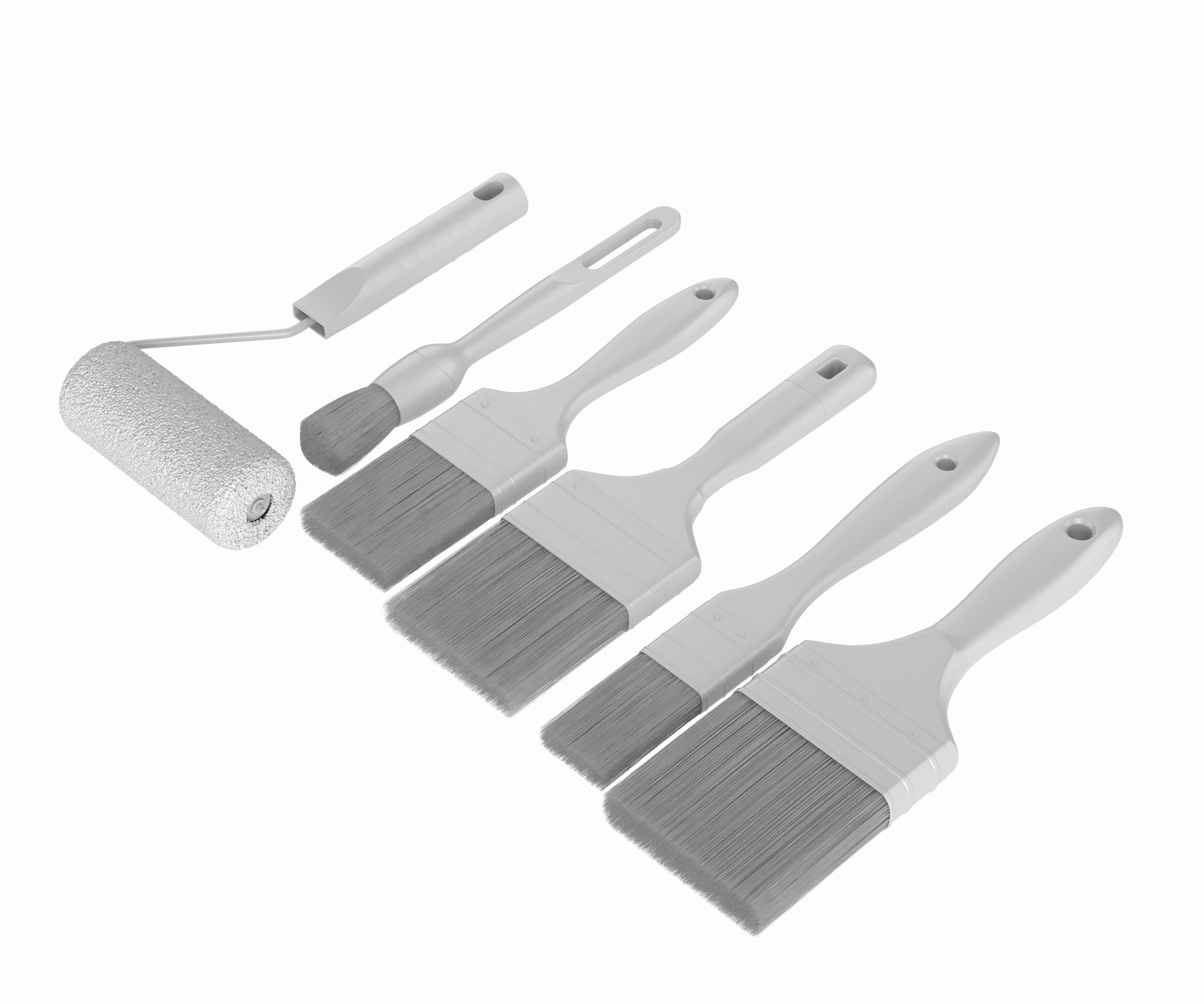 Paint Brush 3D model_3