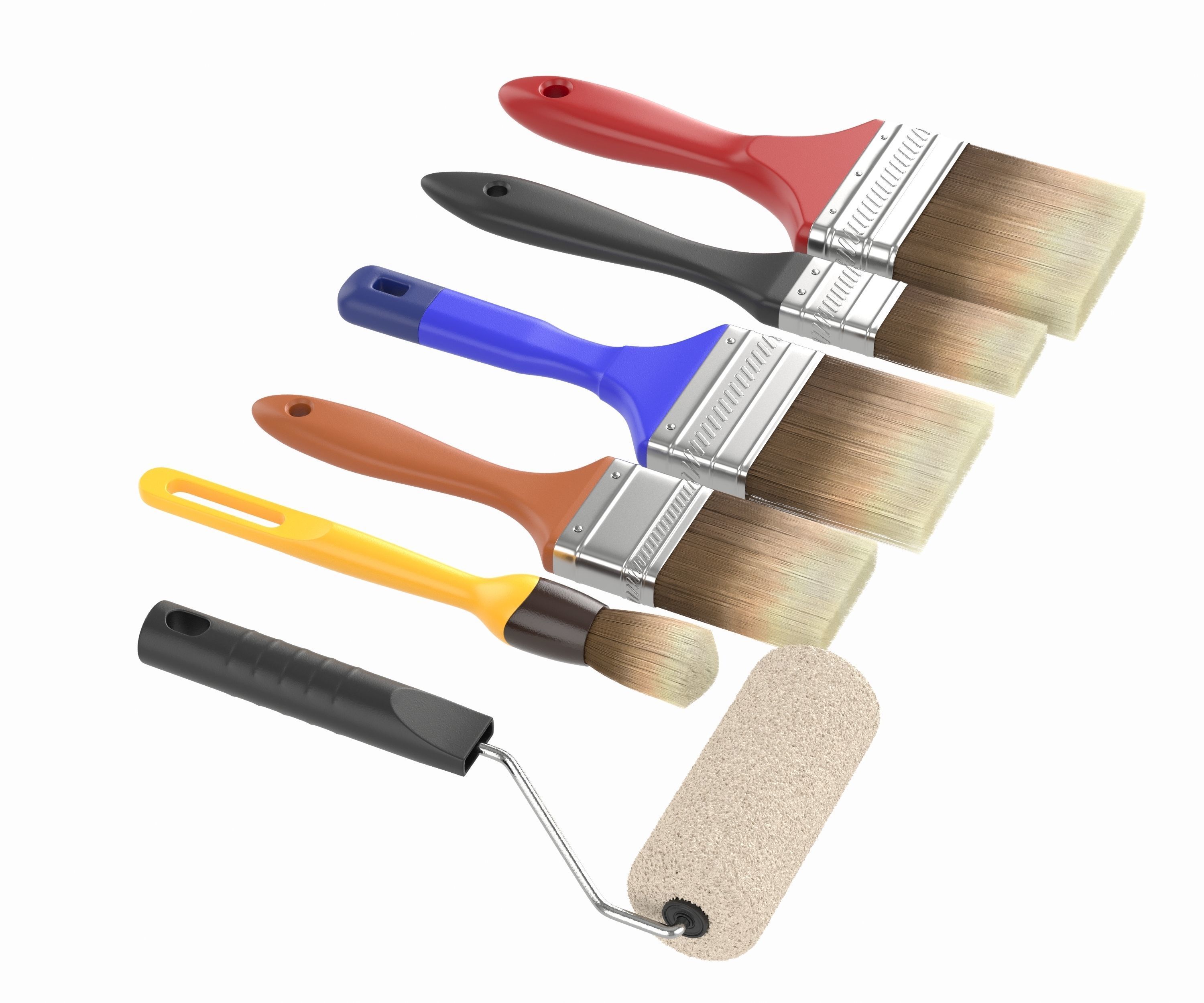 Paint Brush 3D model_2