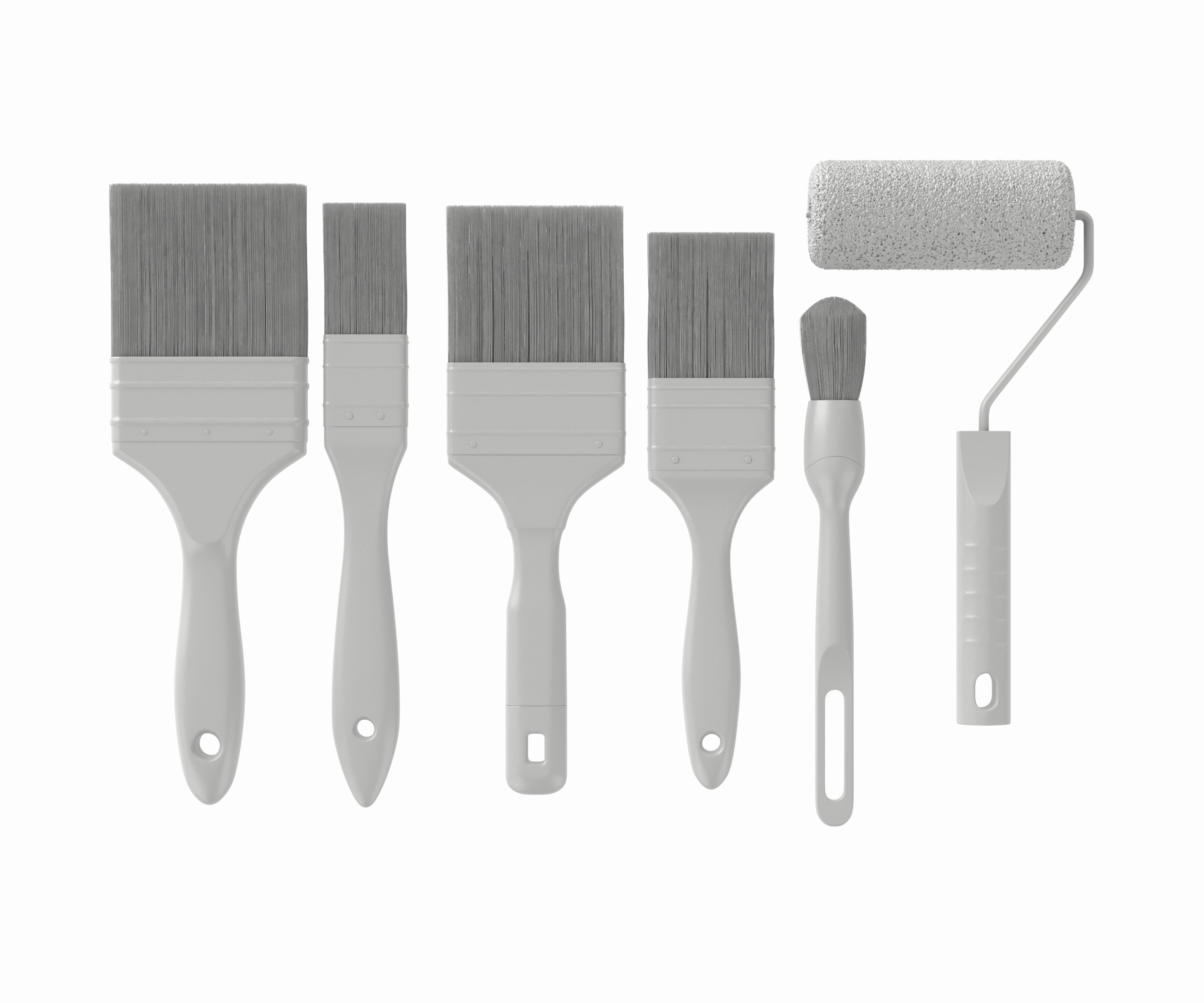 Paint Brush 3D model_4