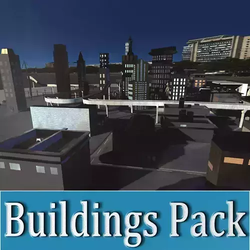 Buildings Pack 3D model