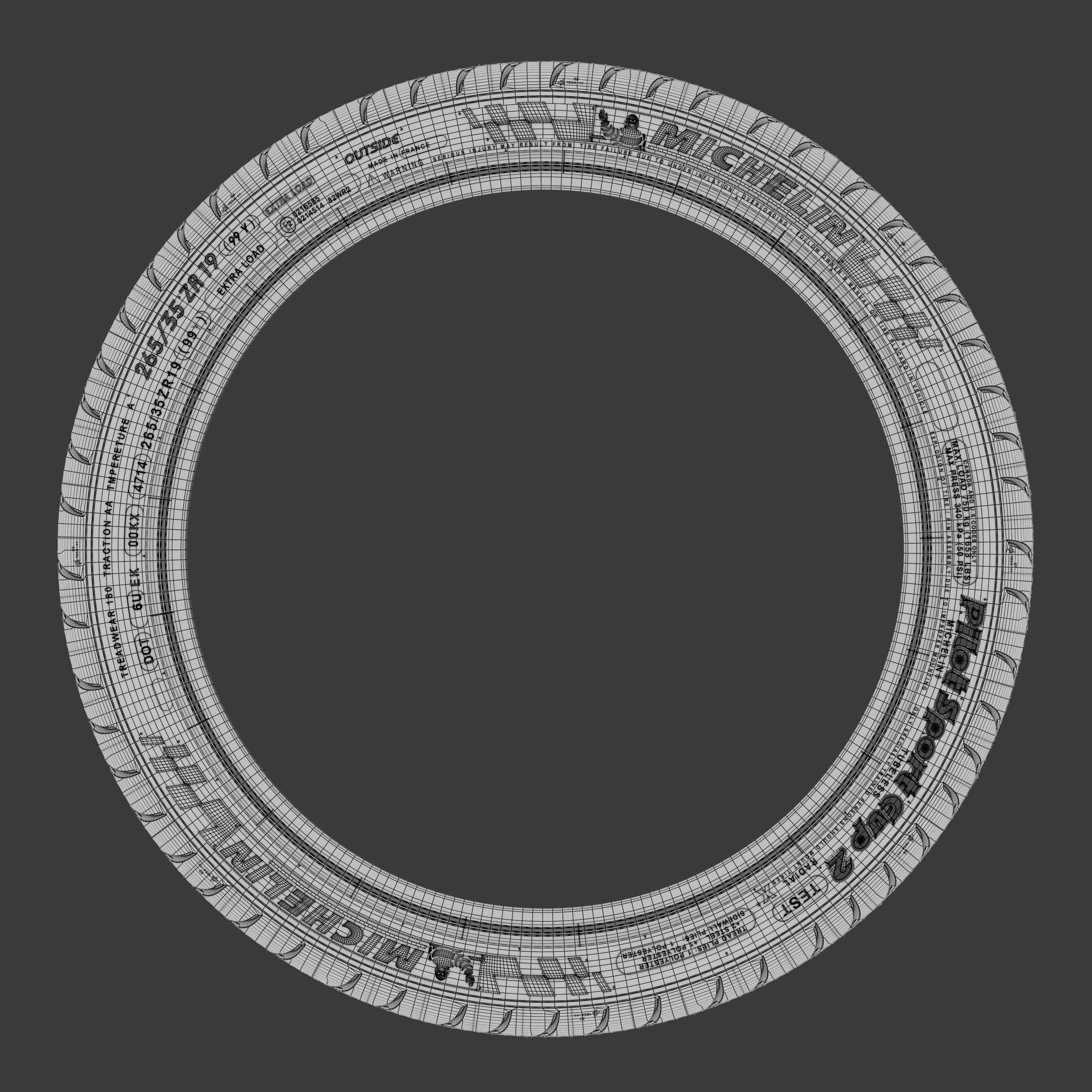 Michelin Pilot Sport Cup 2   3D model_13