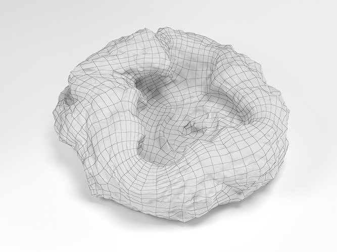 Danish Pastry 03 Low-poly 3D model 3