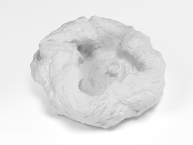 Danish Pastry 03 Low-poly 3D model 2