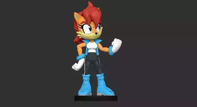 Sally Acorn from Sonic the Hedgehog   3D print model