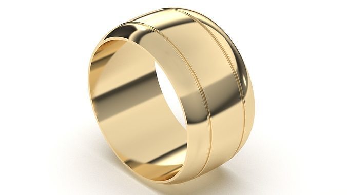 One Of A Kind Wedding Ring Free 3D print model