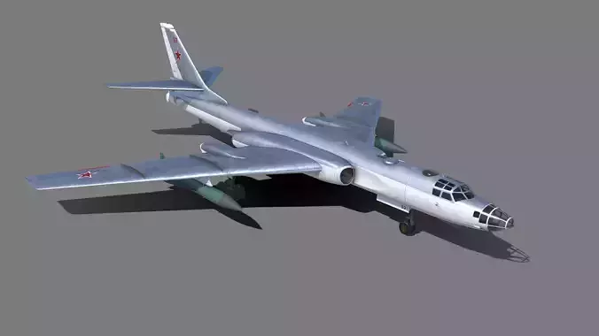 Tu-16 Badger  Xian H-6A 3D model
