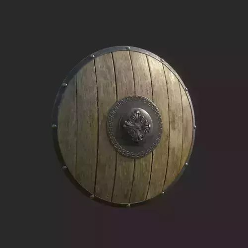 Shiled wooden shield