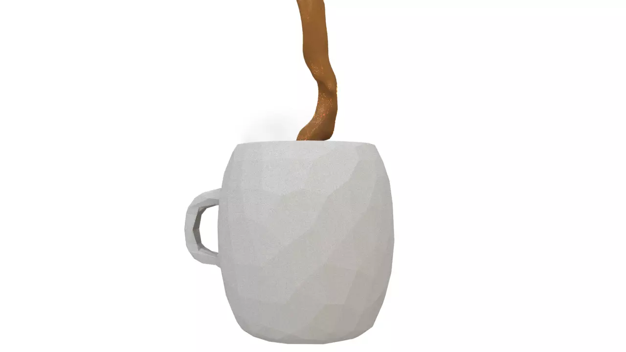 coffee fx flip simulation 3D model_0