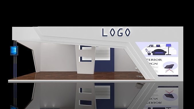 3d Exhibition Stall 96Sqmt 3D print model