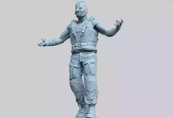 Bane movie 3d model ready to print