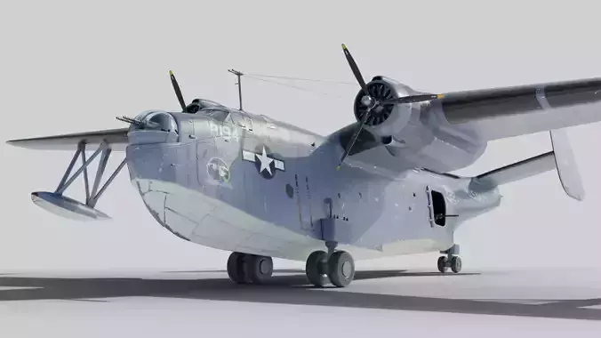 Martin PBM-3 Mariner 3D model