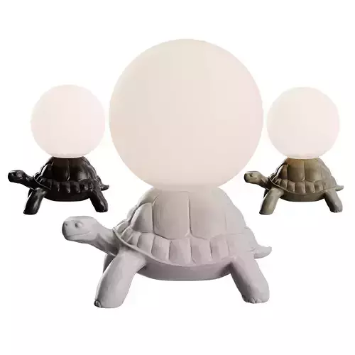 TURTLE CARRY LAMP by QEEBOO Low-poly 3D model