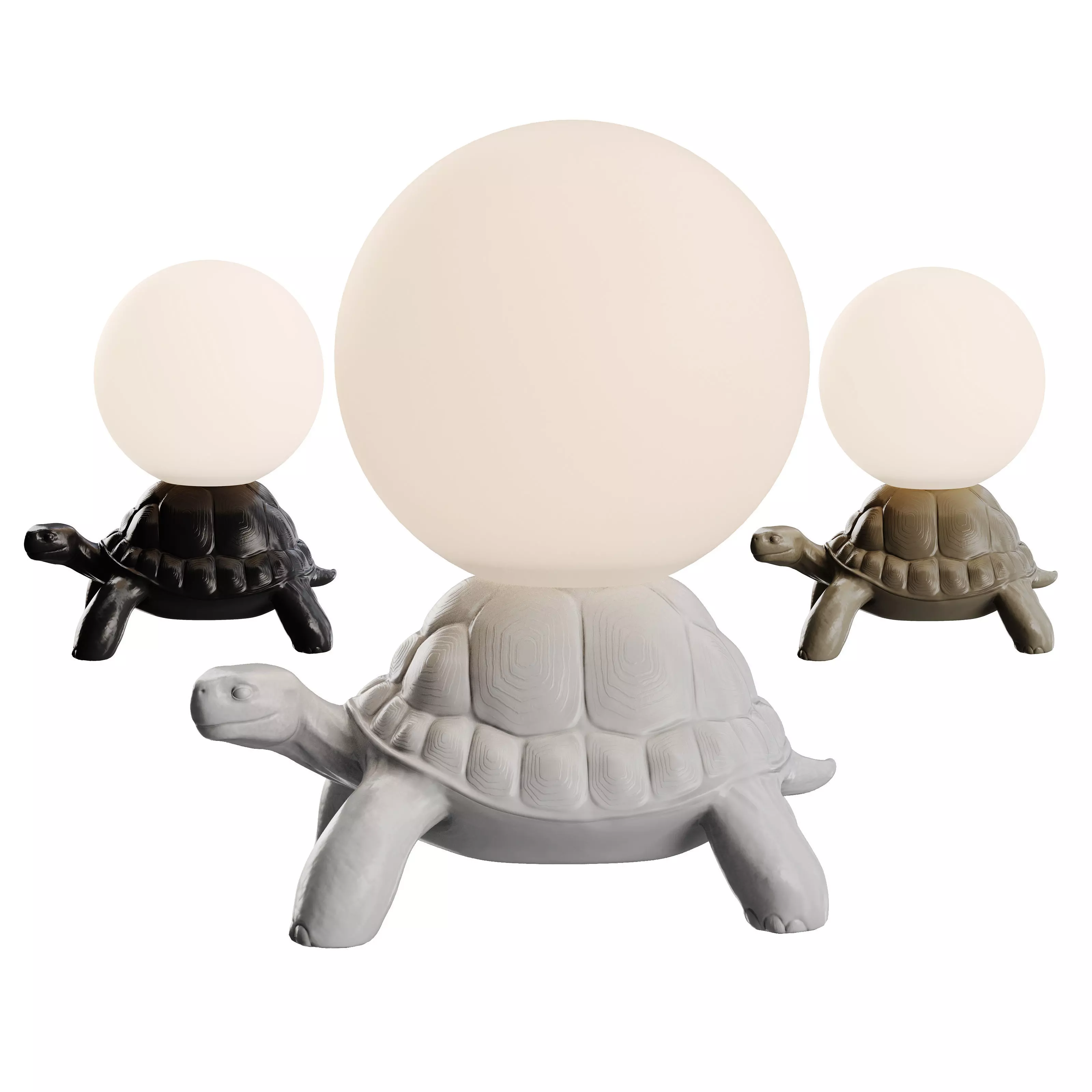 TURTLE CARRY LAMP by QEEBOO Low-poly 3D model_0