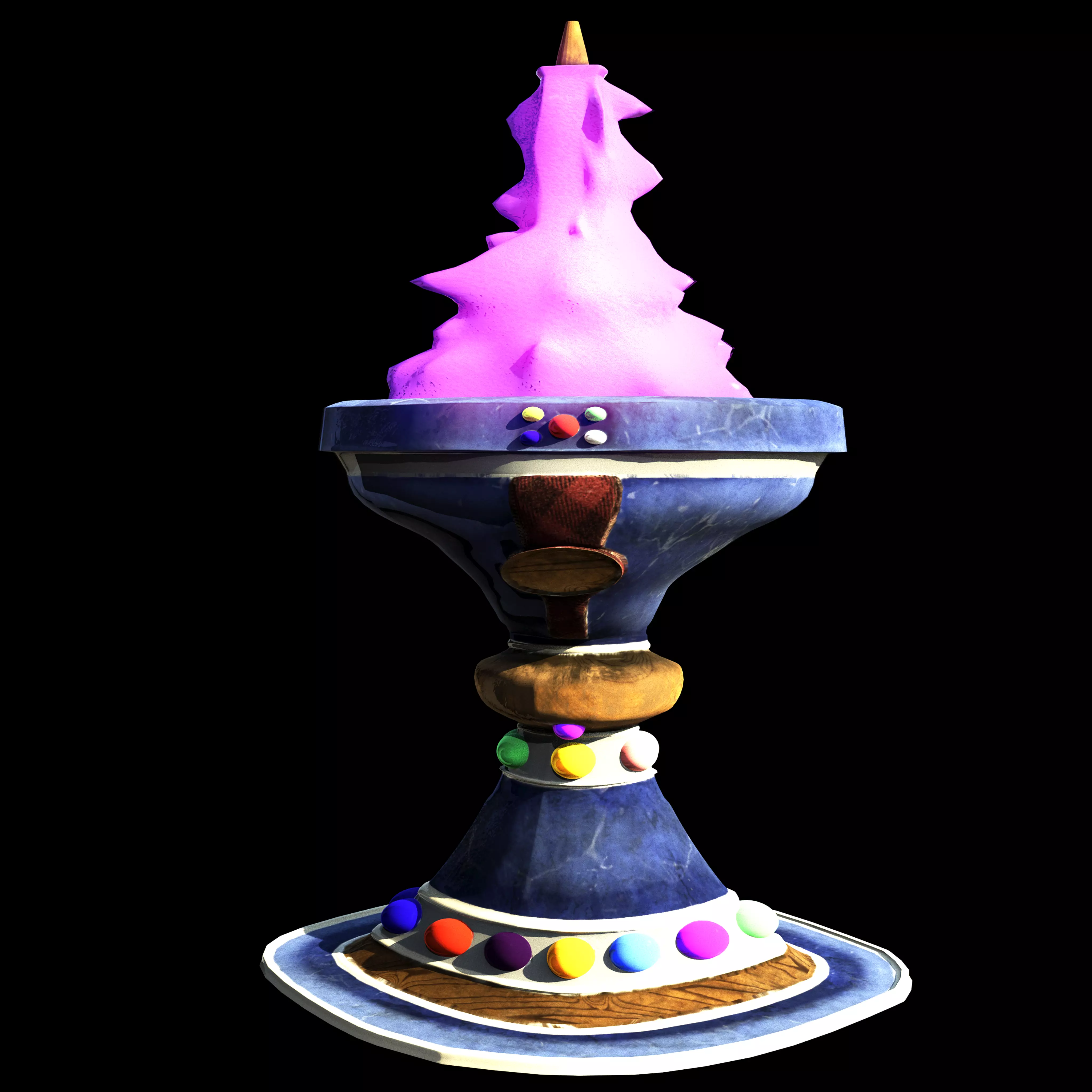 Low Poly Labstar Potion Low-poly 3D model_0