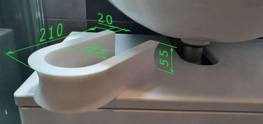 Sink Pipe Cover Free 3D print model