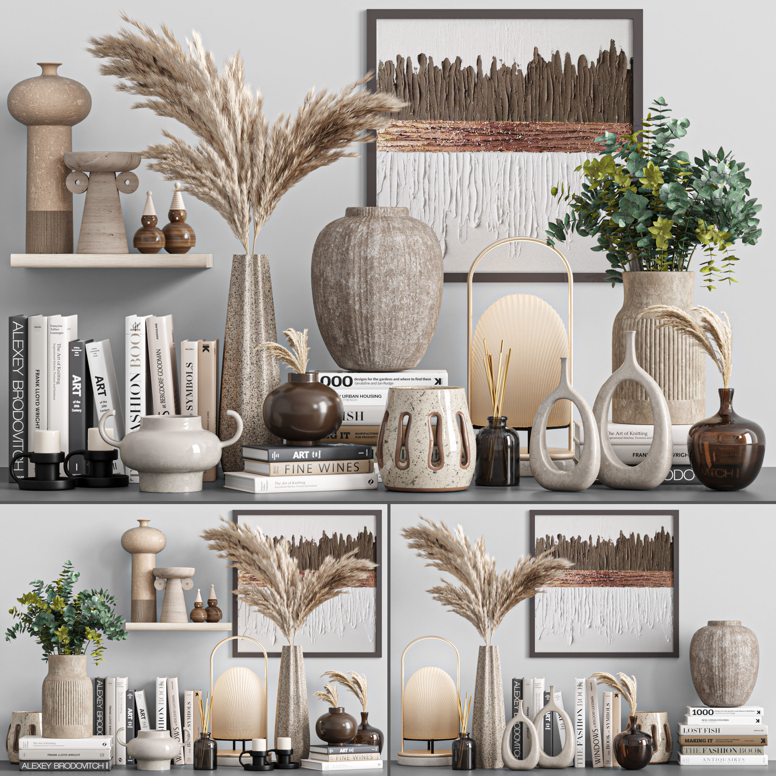 decorative set26 3D model_2