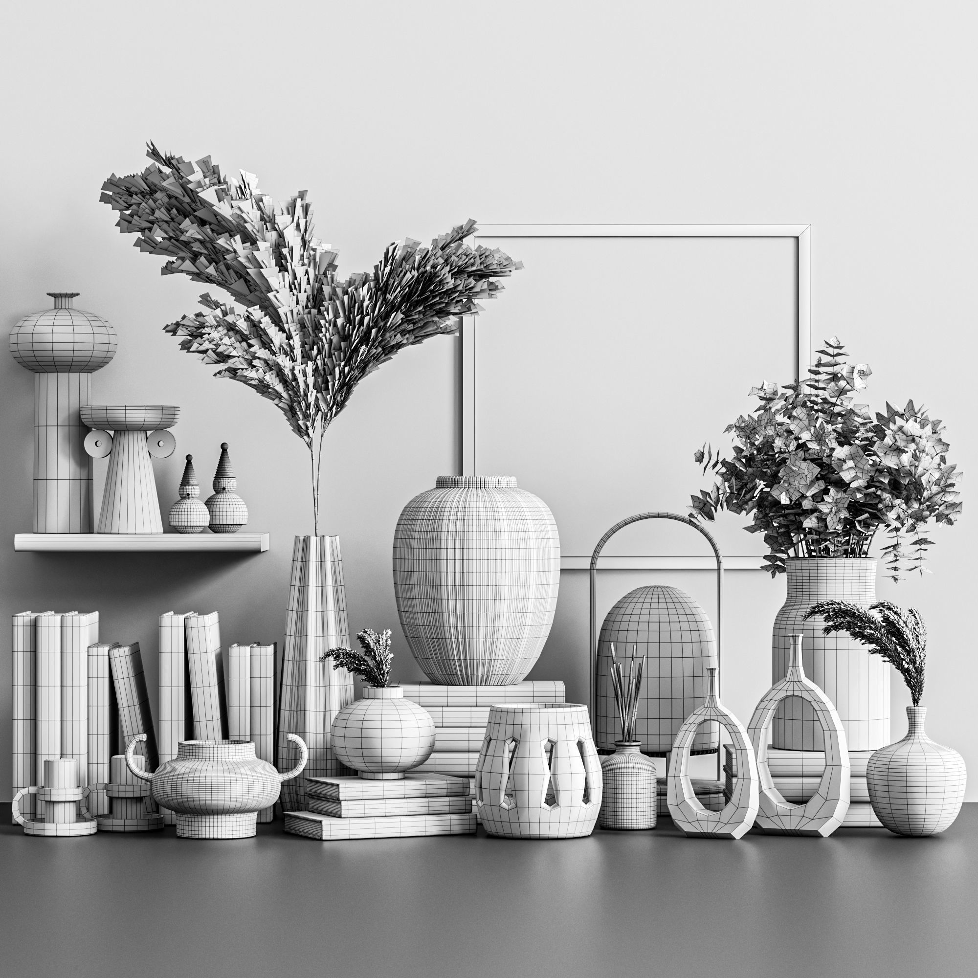 decorative set26 3D model_6