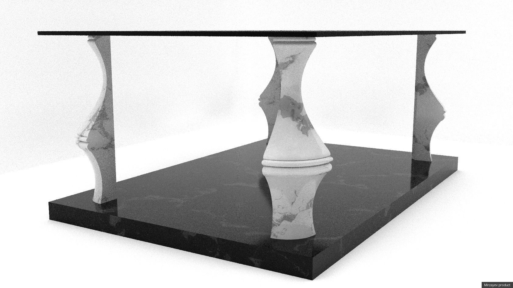 coffee table 3D model_3