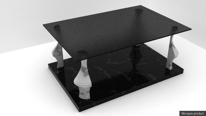 coffee table 3D model_2