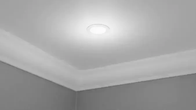 Downlight D153W Low-poly 3D model