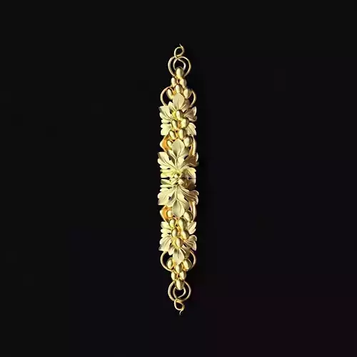 dekor gold leaf pendant