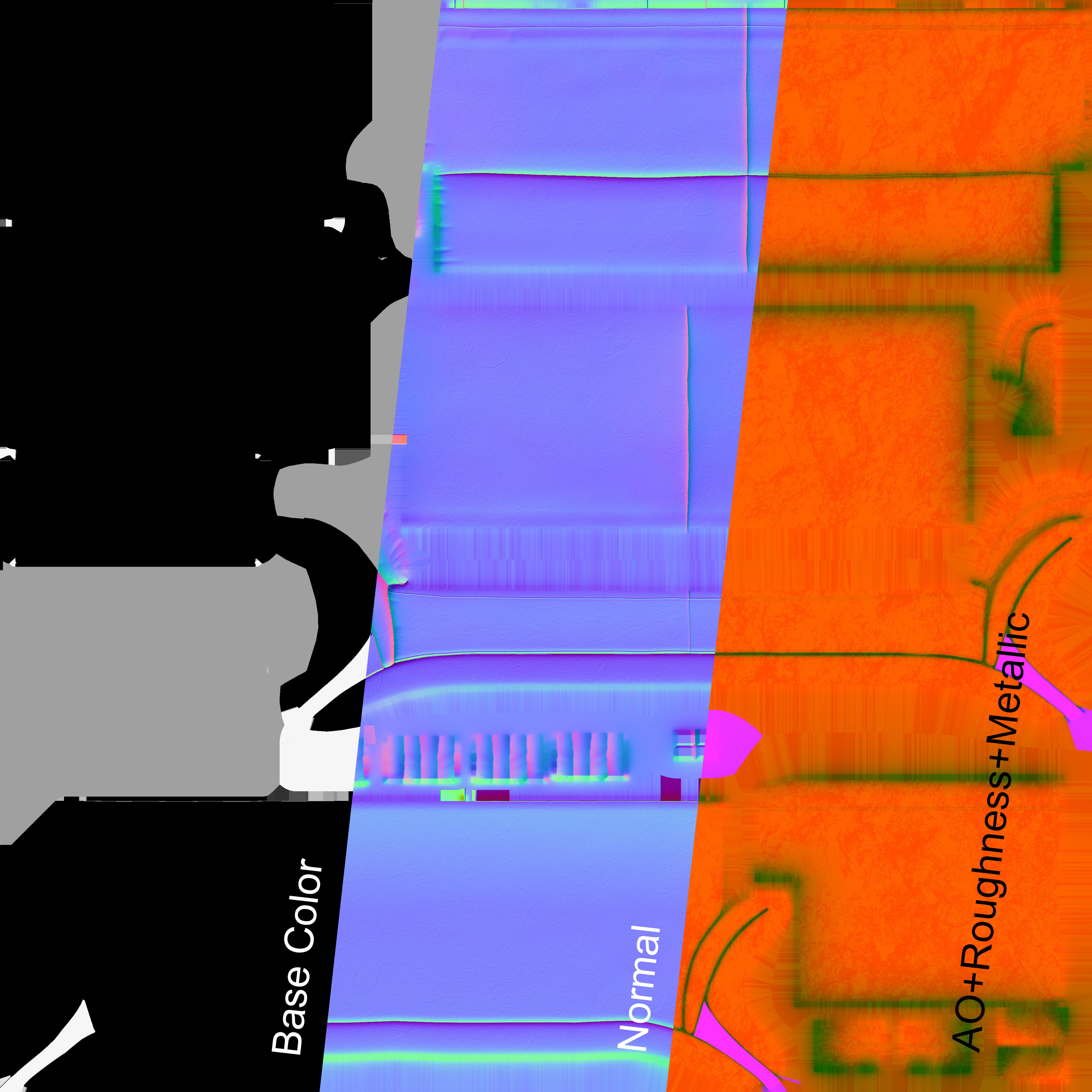 Leather Sofa Low-poly VR AR Low-poly 3D model_11