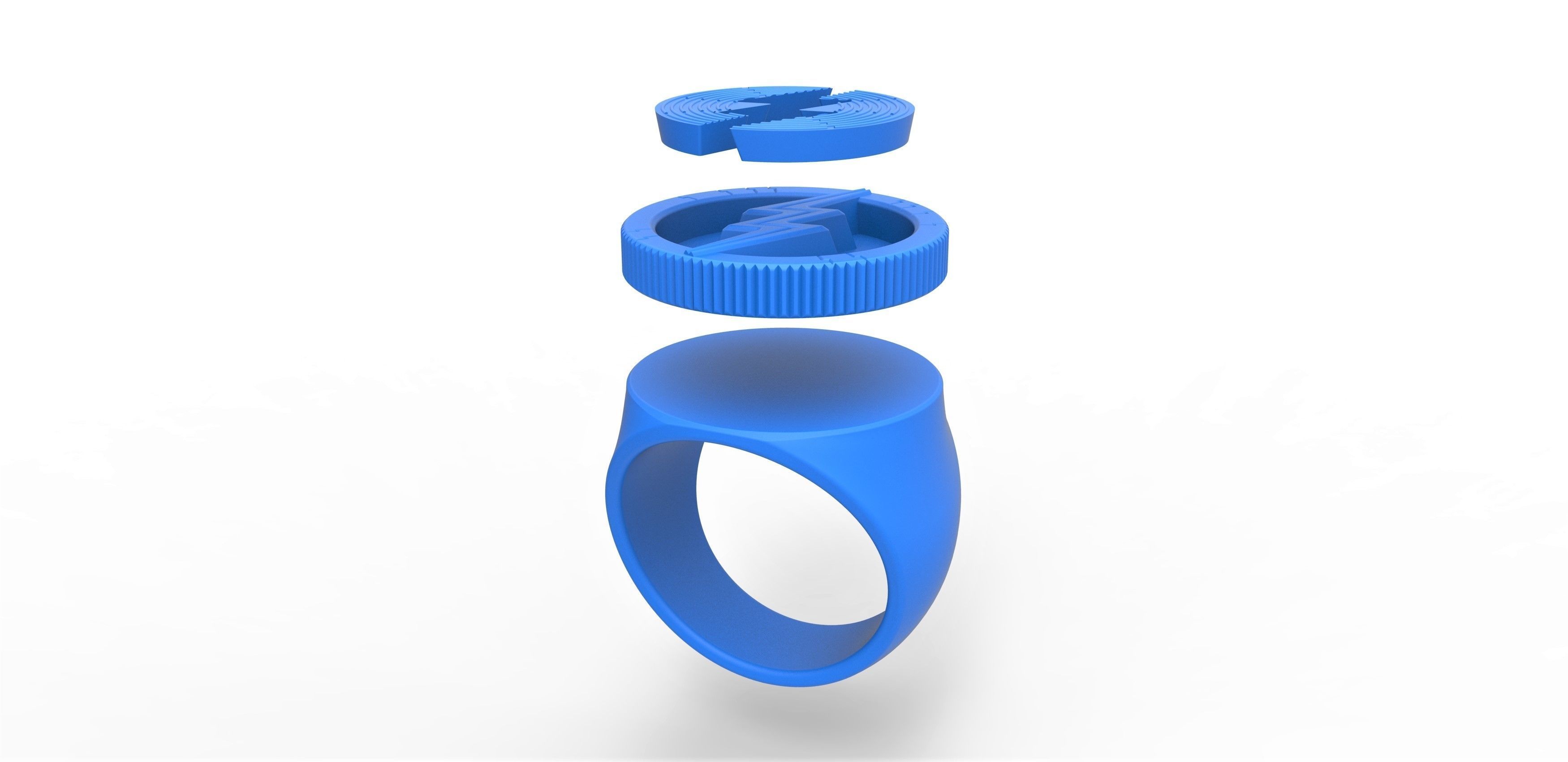 Ring from the movie The Flash 2022 3D print model_17