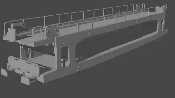 H0 1-87 scale TA 60 car carrying wagon
