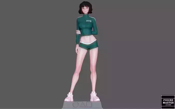 SQUID GAME SAEBYUK MODEL NETFLIX MINIATURE STATUE