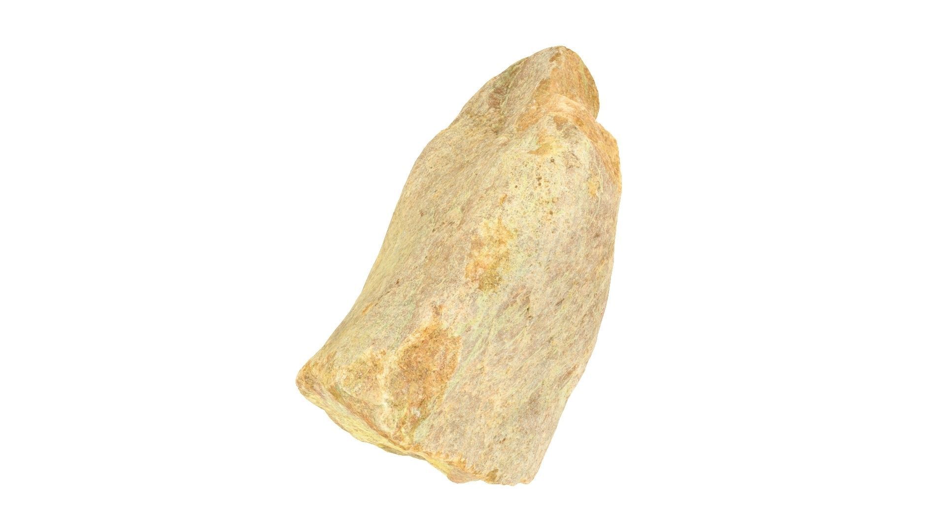 Yellow Rock Raw Scanned 3D model_2