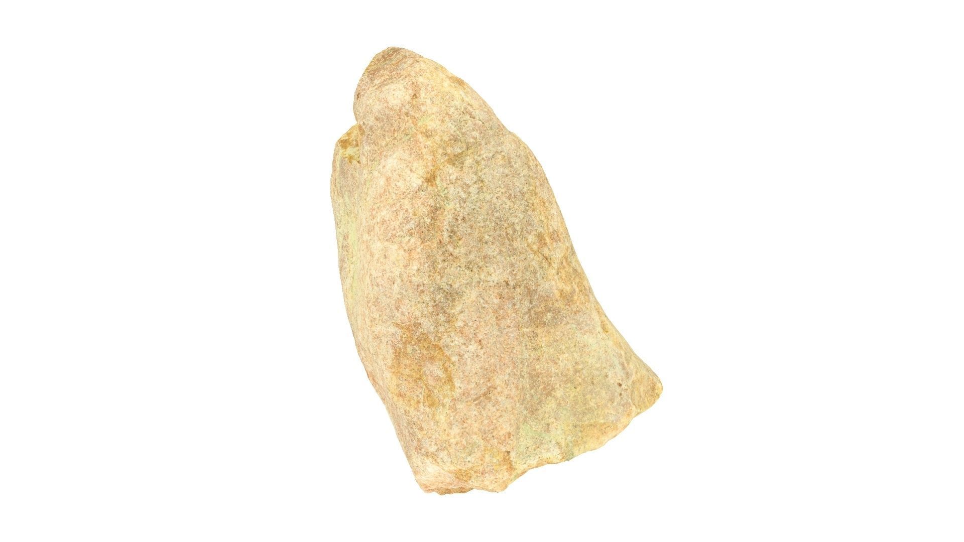 Yellow Rock Raw Scanned 3D model_5