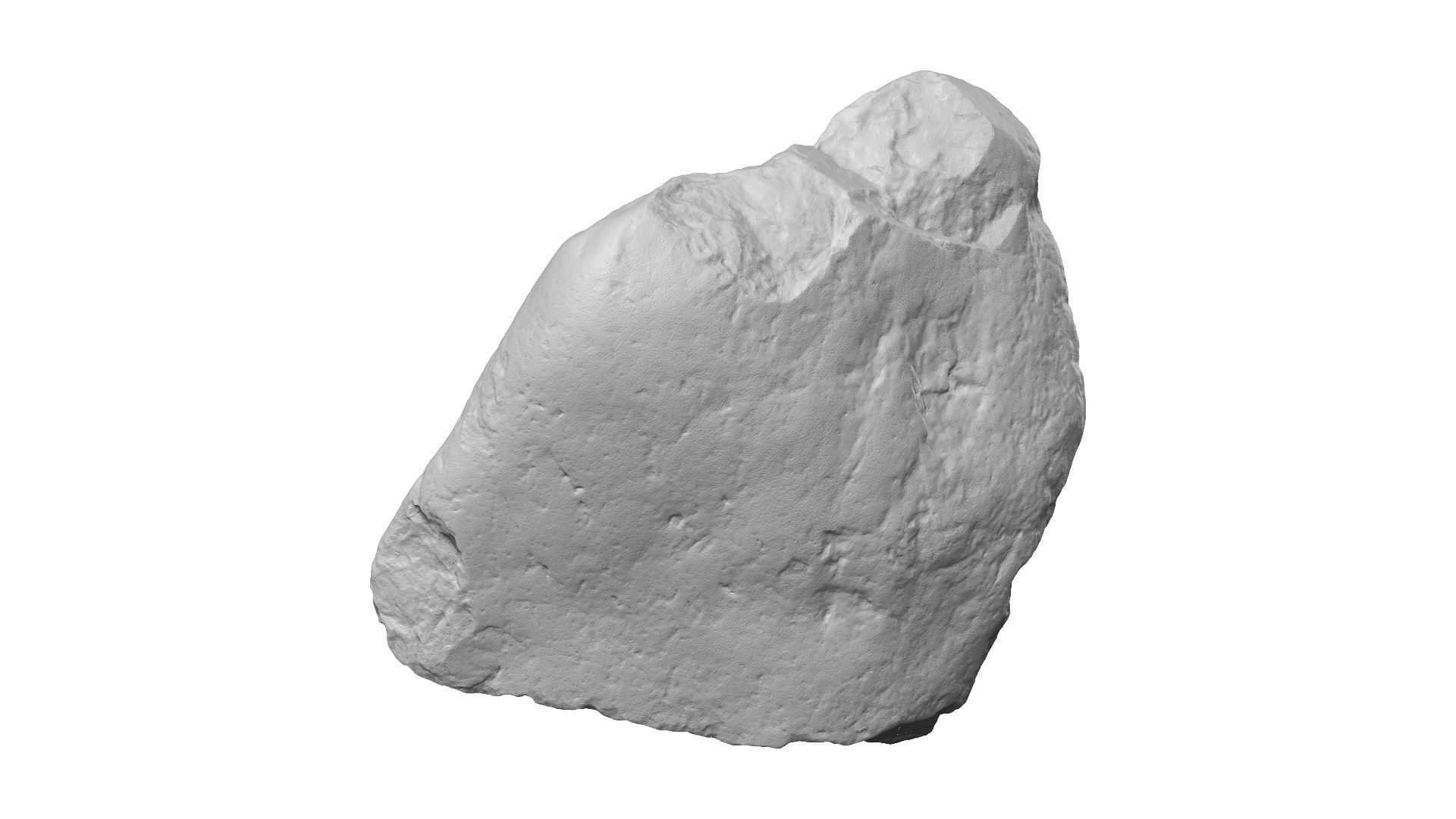 Yellow Rock Raw Scanned 3D model_1