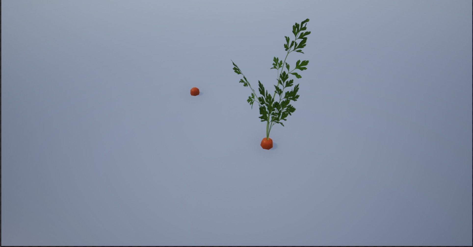 Carrots and Baskets Full of Carrots Low-poly 3D model_11