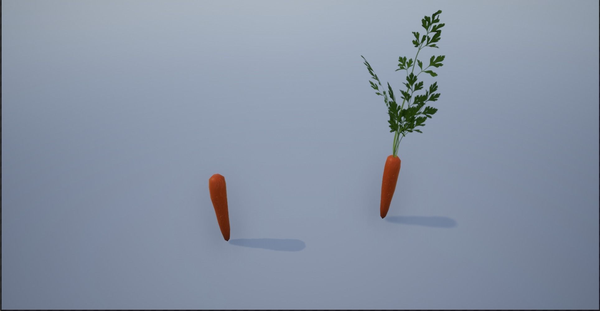 Carrots and Baskets Full of Carrots Low-poly 3D model_12