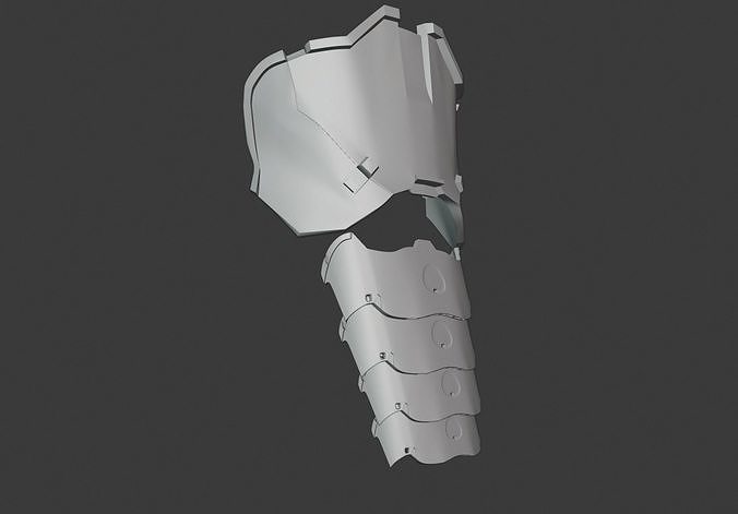 Aloy Carja blazon shoulder 3D print model