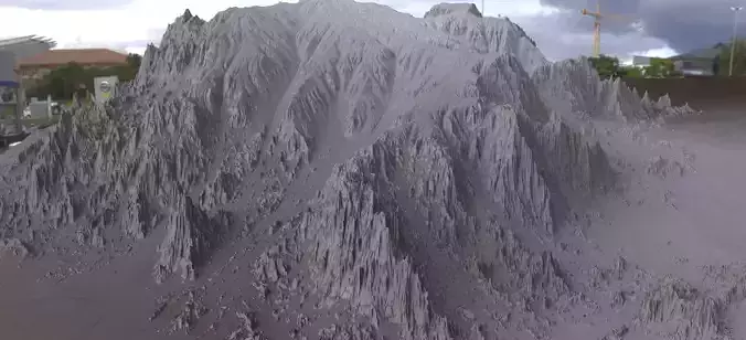 Mountain sharp  3D model