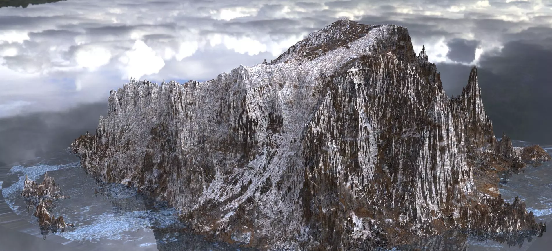 Frozen Mountain 3D model_0