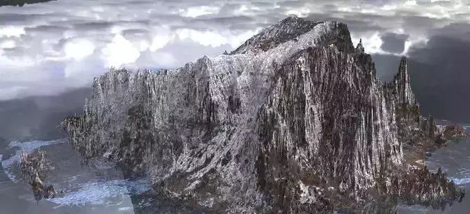 Frozen Mountain 3D model