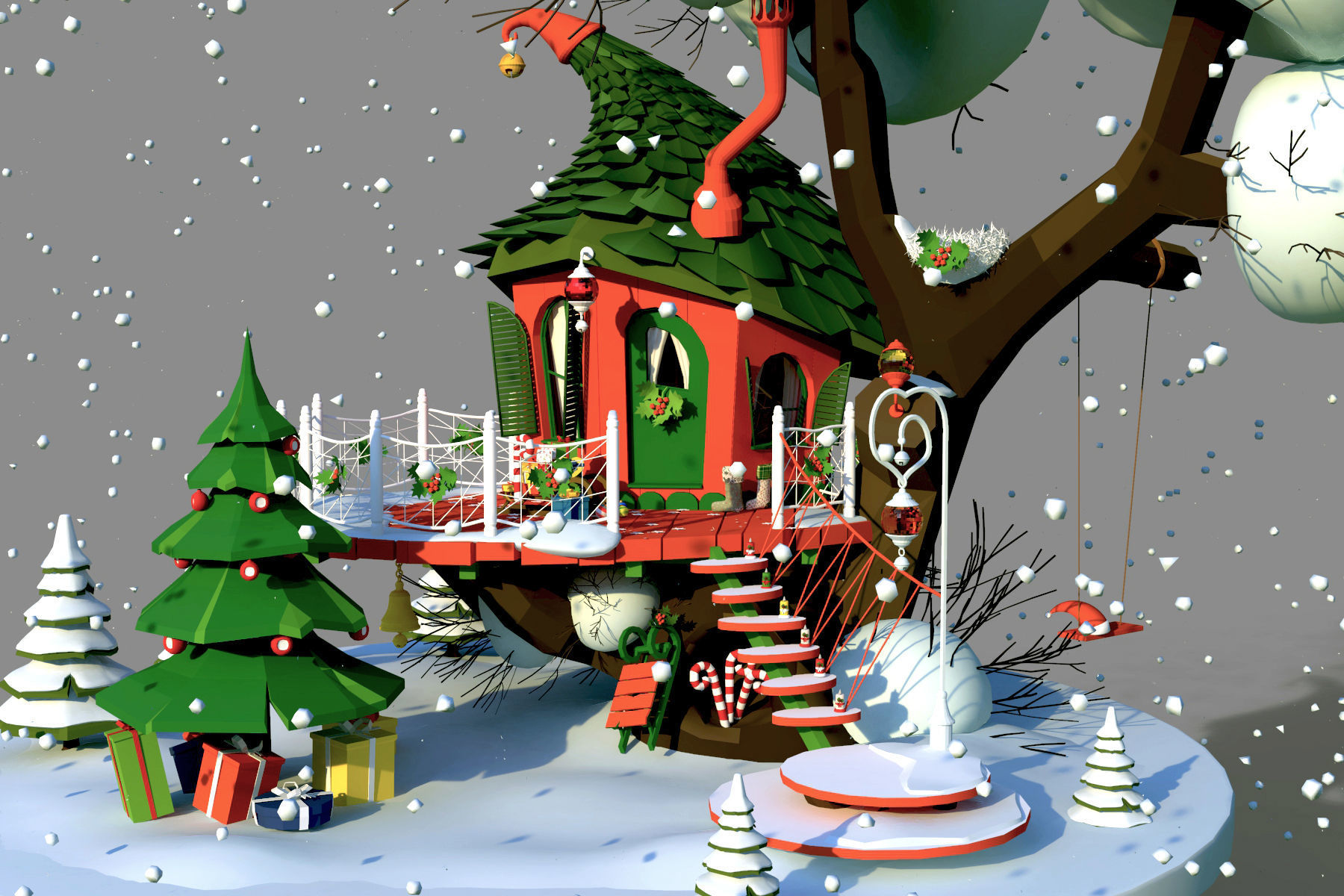 Halloween  and  Christmas 3D Model Collection_11