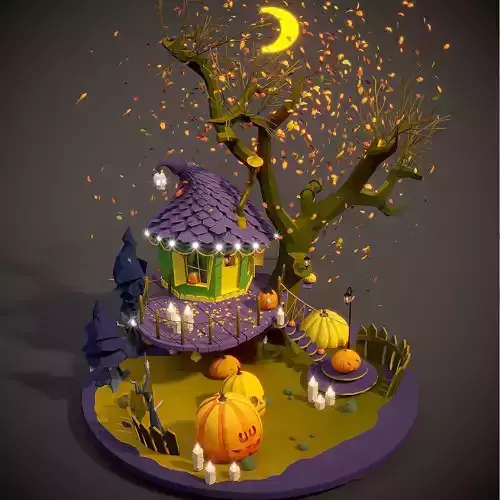 Halloween  and  Christmas 3D Model Collection
