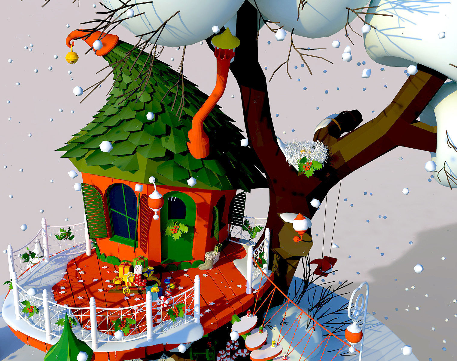 Halloween  and  Christmas 3D Model Collection_1