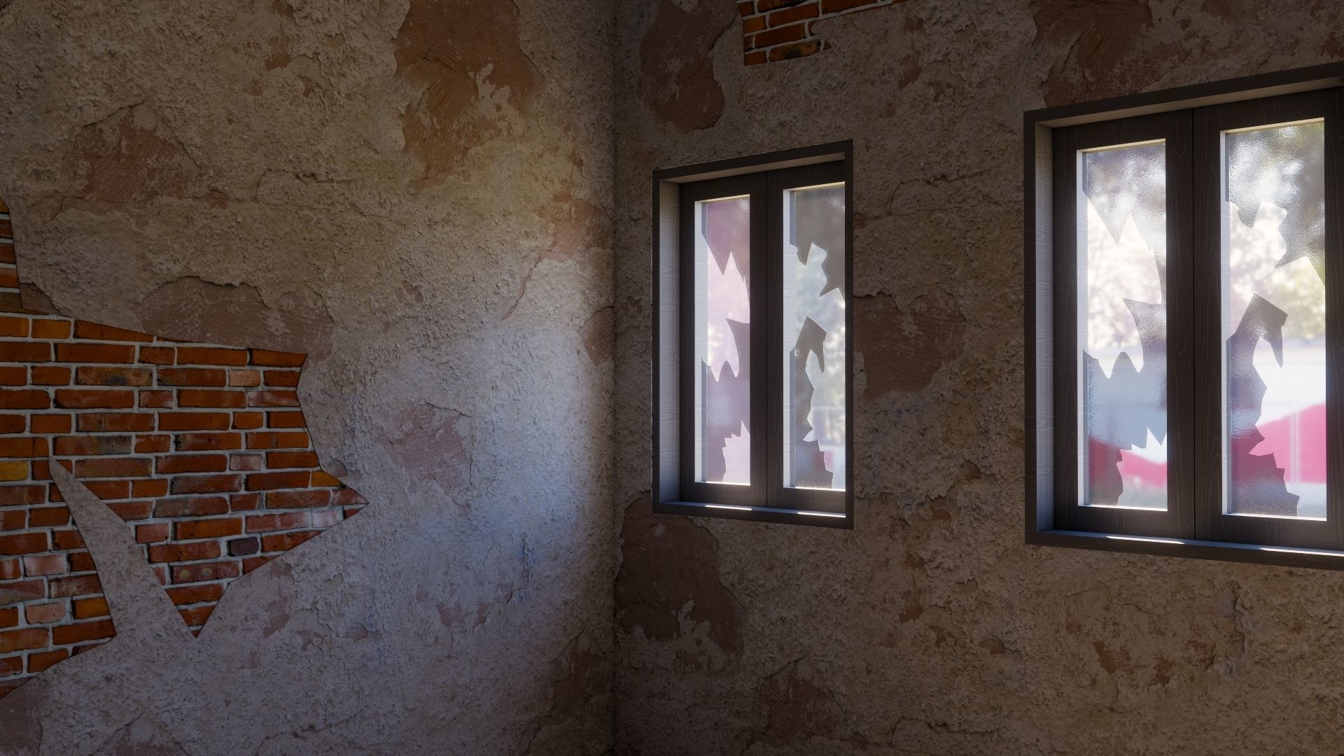 ABANDONED HOUSE Low-poly 3D model_18