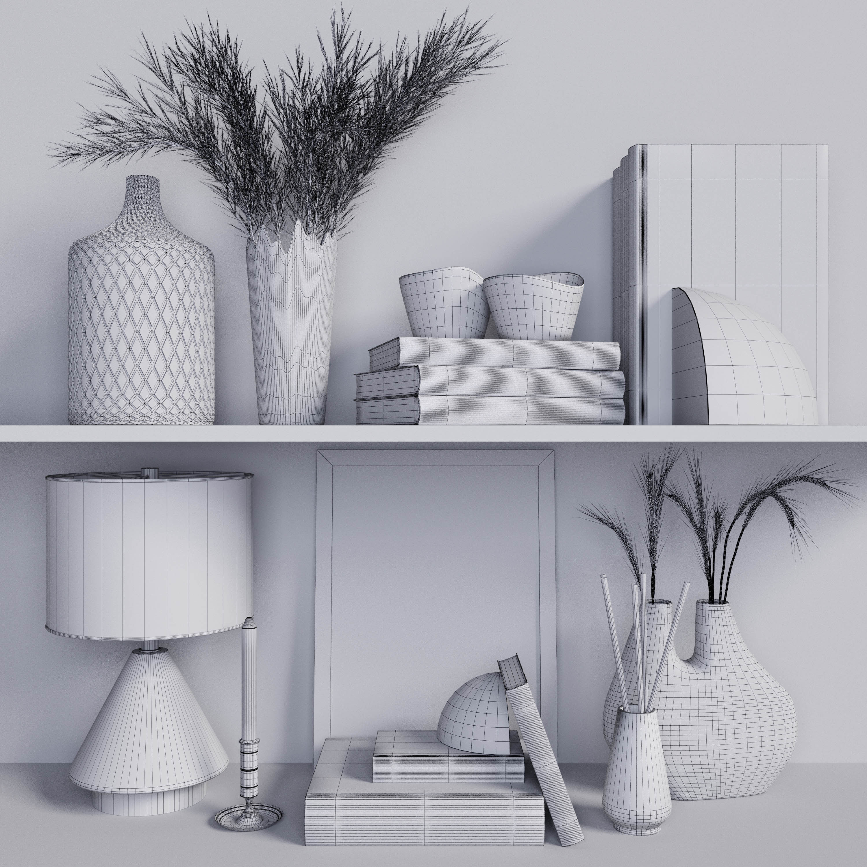 Decorative Set Vol-01 3D model_5