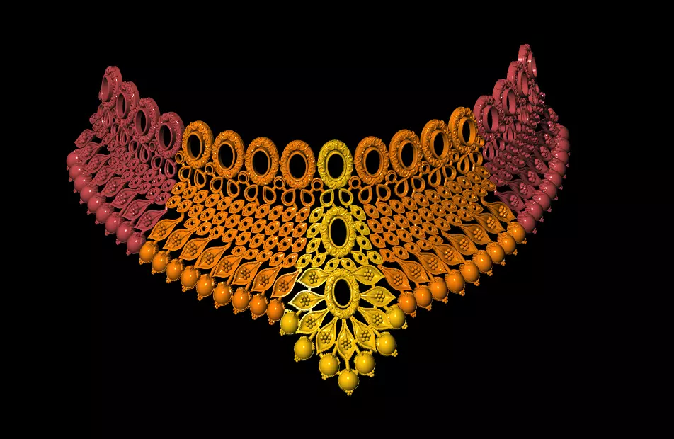 south India Choker new Model rhino matrix 3D print model