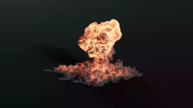 Big explosion 3D model