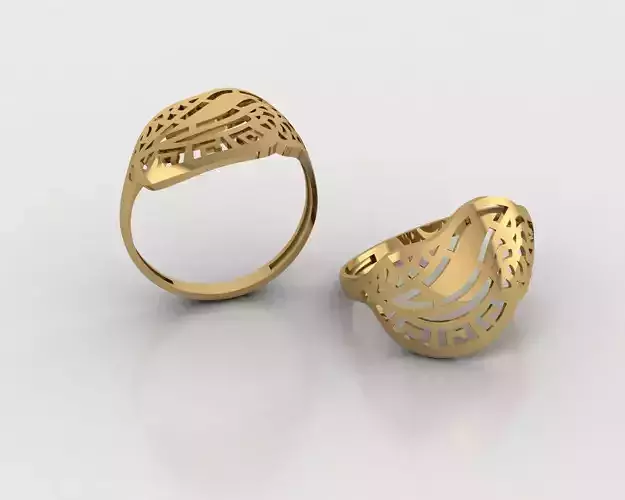 Woman Rings 3D