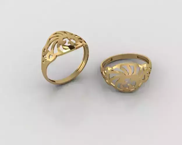 Woman Rings 3D
