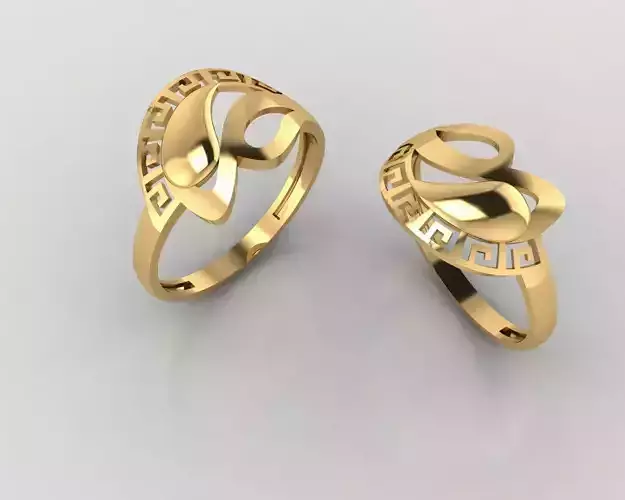 Woman Rings 3D
