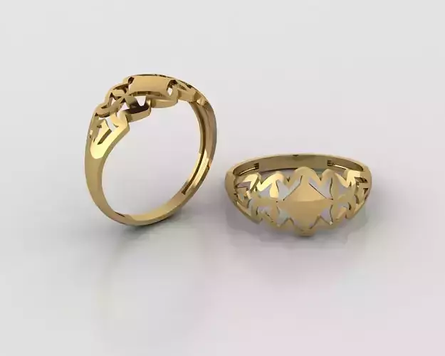 Woman Rings 3D