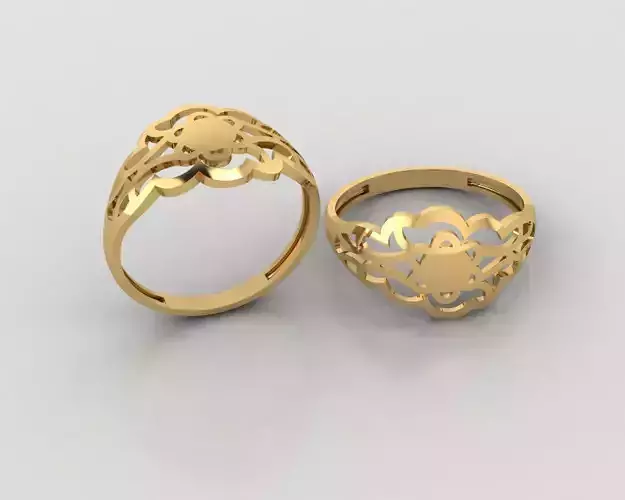 Woman Rings 3D